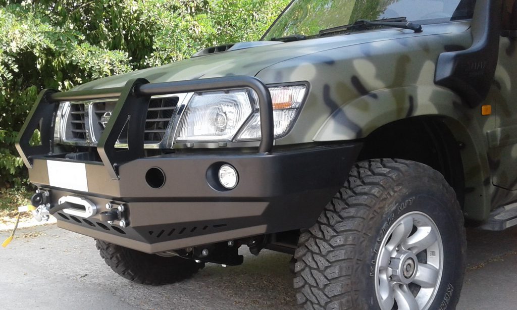 Paraurti Winch Bumper Wolf II Nissan Patrol Y61 Wolf Offquattro