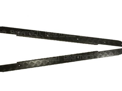 Protezione Sottoporta Defender 90 Alluminio Zigrinato Black -0