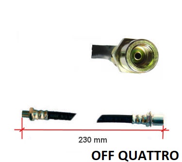 Tubo freno anteriore 230 mm per Toyota Land Cruiser BJ/FJ/HJ 40 pre 1980-0