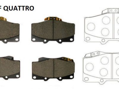 Set pastiglie freni anteriori per Toyota Land Cruiser BJ/FJ 70 Terrain Tamer-0