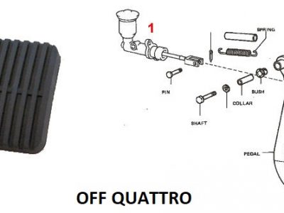 Gommino pedale freno/frizione per Toyota Land Cruiser BJ/FJ/HJ 40-0