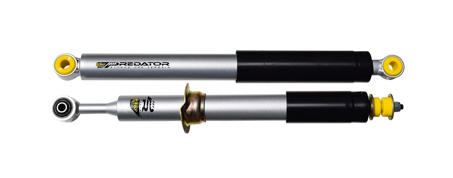 Ammortizzatore anteriore 0-40 mm RAW 4x4 Predator Silver Body Mitsubishi L200 06->-0