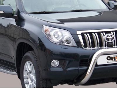 Super Bar Omologato Inox (compatibile con camera)Ø 76mm - Toyota Land Cruiser 150 2009/2013-0