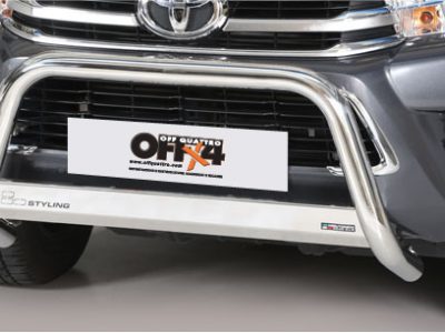 Bull Bar Medium Bar Omologato InoxØ 63mm - Toyota Hi Lux 2016-0