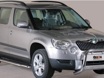 Bull Bar Medium Bar Omologato InoxØ 63mm - Skoda Yeti 2010/2013-0