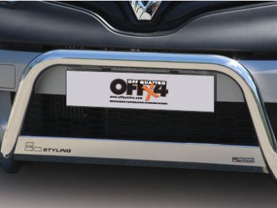 Bull Bar Medium Bar Omologato InoxØ 63mm - Renault Kangoo dal 2014 in poi-0