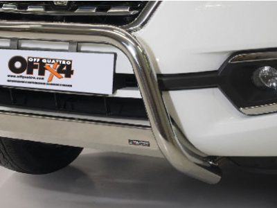 Bull Bar Medium Bar Omologato Inox Ø 63mm - Renault Alaskan-0