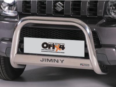 Bull Bar Medium Bar Mark Omologato InoxØ 63mm - Suzuki Jimny dal 2012 in poi-0
