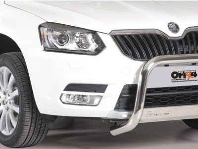 Bull Bar Medium Bar Mark Omologato InoxØ 63mm - Skoda Yeti dal 2014 in poi-0