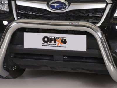 Bull Bar Super Bar Omologato InoxØ 76mm - Subaru Forester dal 2013 in poi-0