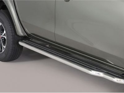 Pedane Sottoporta Inox (versione D.C.)Ø 50mm - Fiat Fullback D.C dal 2016 in poi-0
