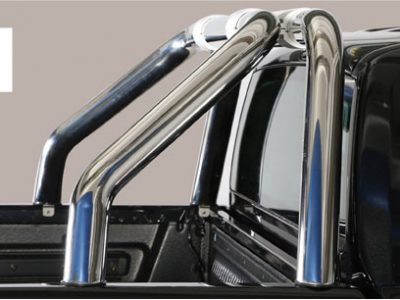 Roll Bar Design (non compatibile con il terzo stop)Ø 76mm - Nissan NP300 Navara dal 2016 in poi-0