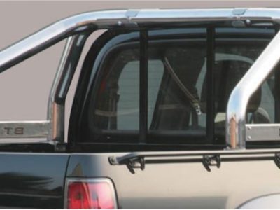 Roll Bar Mark Sponde Inox (versione 2 tubi)Ø 76mm - Mazda BT50 2007/2009-0