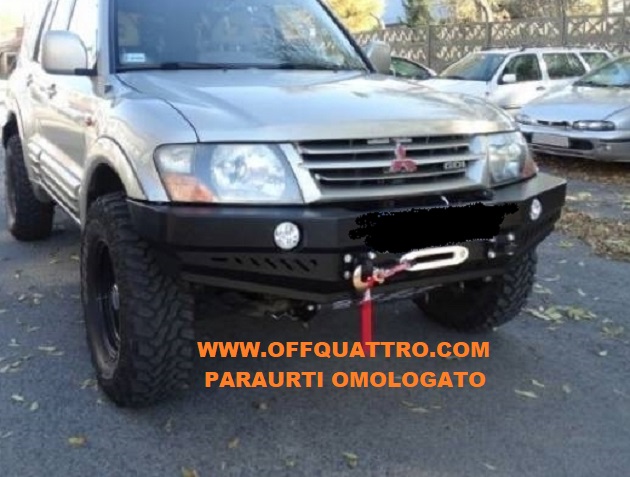 Paraurti Winch Bumper Mitsubishi Pajero V60 - Wolf II CE-0