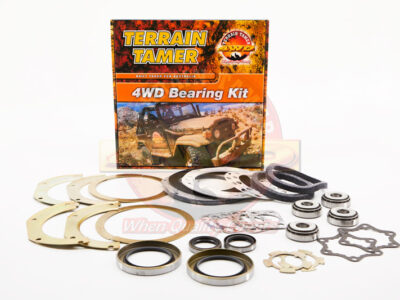 KIT REVISIONE SFERE PONTE ANT. CON CUSCINETTI SUPERIORI ED INFERIORI E KIT GUARNIZIONI COMPLETO -Toyota Land Cruiser Serie 40/ FJ55- Terrain Tamer