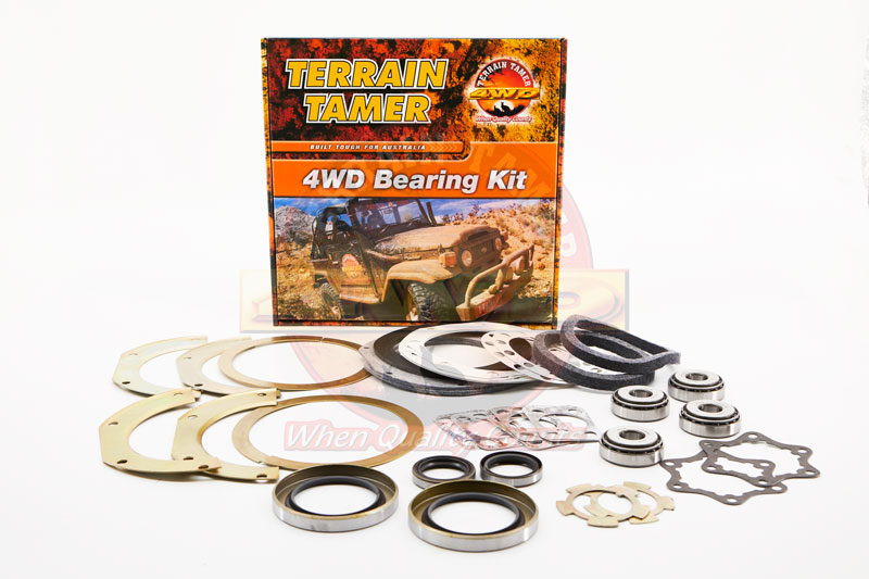 KIT REVISIONE SFERE PONTE ANT. CON CUSCINETTI SUPERIORI ED INFERIORI E KIT GUARNIZIONI COMPLETO -Toyota Land Cruiser Serie 40/ FJ55- Terrain Tamer