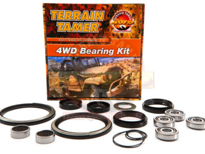 KIT REVISIONE SFERE PONTE ANT. CON CUSCINETTI SUPERIORI ED INFERIORI E KIT GUARNIZIONI COMPLETO - NISSAN PATROL MQ ANNO 11/1979-TERRAIN TAMER