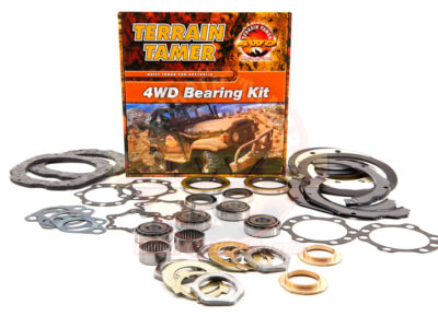 KIT REVISIONE SFERE PONTE ANT. CON CUSCINETTI SUPERIORI ED INFERIORI E KIT GUARNIZIONI COMPLETO - Toyota Land Cruiser SERIE 70/80/105 -ANNO 1998-2012- TERRAIN TAMER