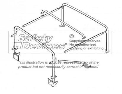 Roll Bar Land Rover Defender 90 (Soft Top) - Safety Devices