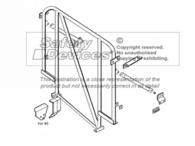Roll Bar Land Rover Defender  90 (Hard Top CSW) - Safety Devices