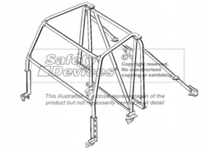 Roll Bar Land Rover Defender  90 (Hard Top CSW) - Safety Devices