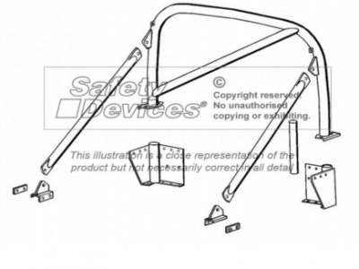 Roll Bar Land Rover Defender  90 (Truck Cab) - Safety Devices