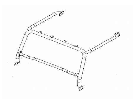 Roll Bar Land Rover Defender 90 (Hard Top CSW) - Safety Devices