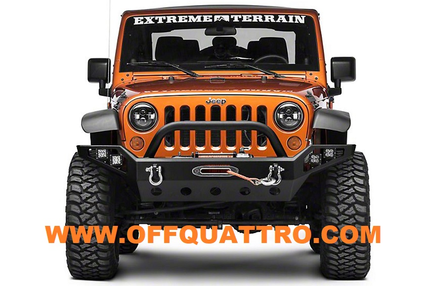 Paraurti Anteriore e Kit Installazione Verricello - Wolf 2 - Jeep Wrangler JK - immagine 2
