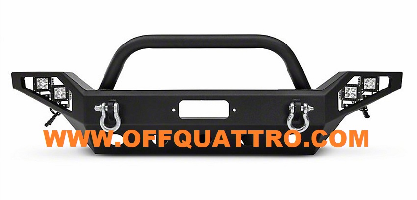 Paraurti Anteriore e Kit Installazione Verricello - Wolf 2 - Jeep Wrangler JK