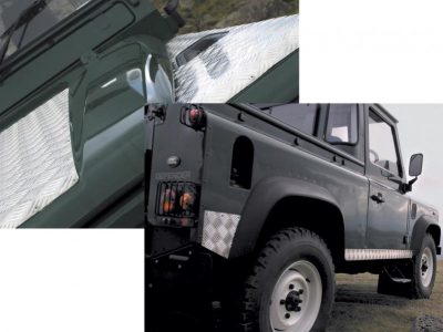 Kit protezioni alluminio per Defender 90 fino al 2006