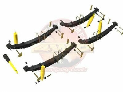 KIT COMPLETO SOSPENSIONI +50mm-TOYOTA LAND CRUISER SERIE FZJ75/HZJ75/PZJ75 - ANNO 1/1990-TERRAIN TAMER