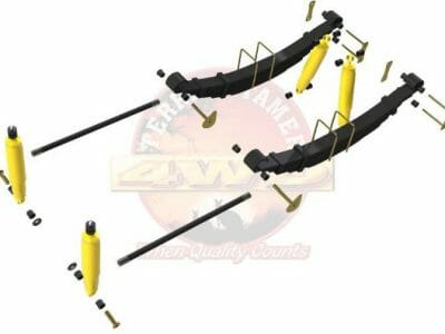 FORD RANGER SERIE PJ/PK-ANNO 11/2006-10/2011-KIT SOSPENSIONI INCLUSI AMMORTIZZATORI/ MOLLE/ BUSSOLE /KIT PERNI /BARRA DI TORSIONE U-BULLON-TERRAIN TAMER
