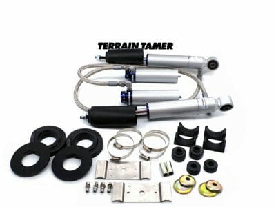 NISSAN NAVARA SERIE D40-ANNO 12/2005-COPPIA AMMORTIZZATORI PRO SHOCK FRONTALI SOLLEVAMENTO 40MM-TERRAIN TAMER