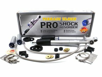 TOYOTA FJ CRUISER SERIE GSJ15-ANNO 1/2006-COPPIA AMMORTIZZATORI FRONTALI PRO SHOCK SOLLEVAMENTO 40MM-TERRAIN TAMER
