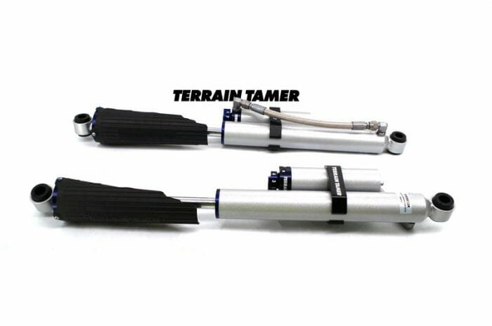 TOYOTA LAND CRUISER SERIE HZJ79-ANNO 8/1999-COPPIA AMMORTIZZATORI POSTERIORI PRO SHOCK ,SOLLEVAMENTO 50MM-TERRAIN TAMER