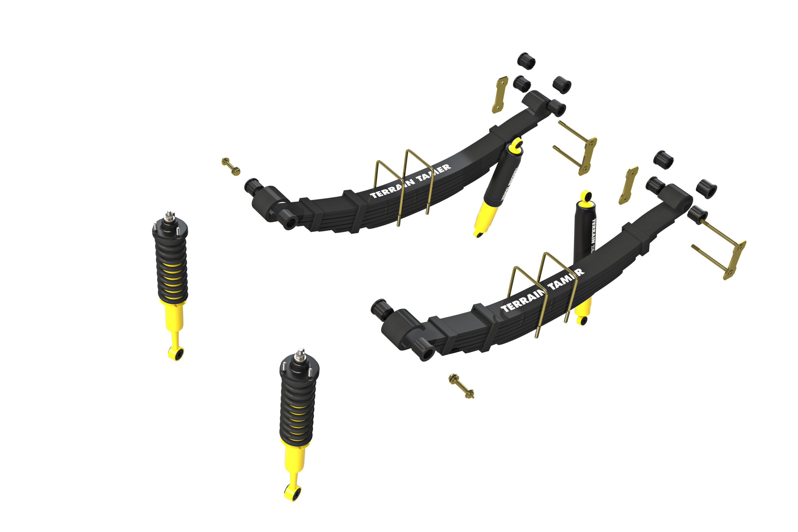 KIT SOSPENSIONI +40MM-TOYOTA HILUX GUN125/126-ANNO 05/2015-TERRAIN TAMER