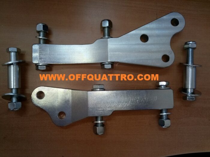 Snodo Sterzo E Contrappesi In Ottone Per Axial SCX24 - Barre Boulder - AXSPEED Nero 29g