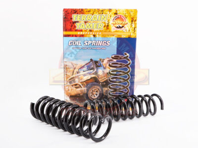 MITSUBISHI TRITON MQ-ANNO 01/2015-COPPIA DI MOLLE FRONTALI RIALZATE DA 35MM A 100KG-FILO CONICO CON BULL BAR-TERRAIN TAMER