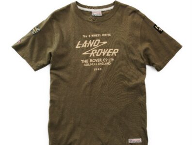 Land Rover T Shirt Olive Front