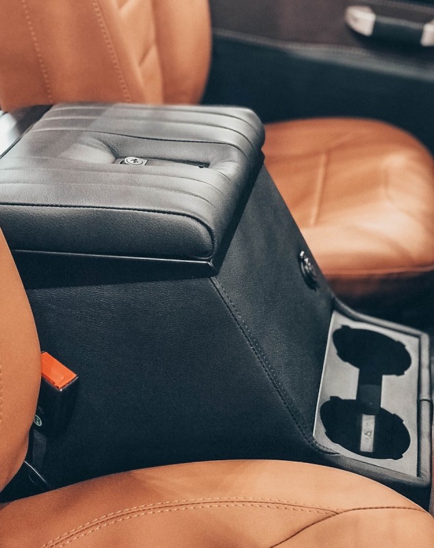 PREMIUM LOC BOX FLAUTO CLASSICO IN PELLE NERA-Land Rover della serie II, IIA,III, Defender e Puma - immagine 2