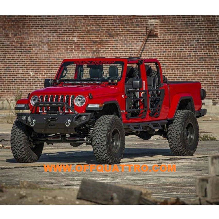 JEEP GLADIATOR JT DAL 2020 IN POI- GRADINI LATERALI ROUGH COUNTRY - immagine 2