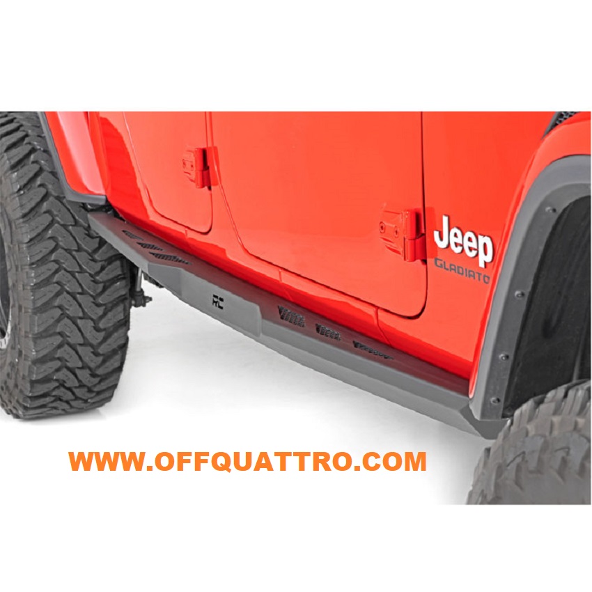JEEP GLADIATOR JT DAL 2020 IN POI- PROTEZIONI LATERALI ROUGH COUNTRY - immagine 2