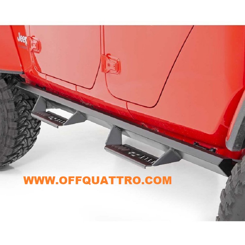 JEEP GLADIATOR JT DAL 2020 IN POI- GRADINI LATERALI ROUGH COUNTRY AL2 - immagine 2