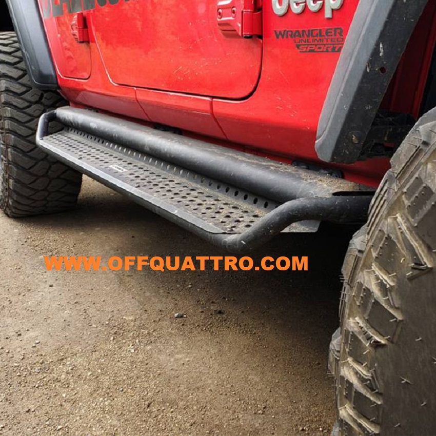 JEEP GLADIATOR JT DAL 2020 IN POI- PEDANE LATERALI GO RHINO DOMINATOR D1 - immagine 2