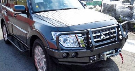 Bullbar Do Zderzaka Mitsubishi Pajero Iv 06 15 (2)